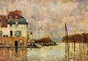 Alfred Sisley uberschwemmung von Port-Marly Sweden oil painting artist